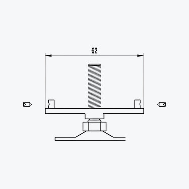 Adjustable Foot  for M061 - W018